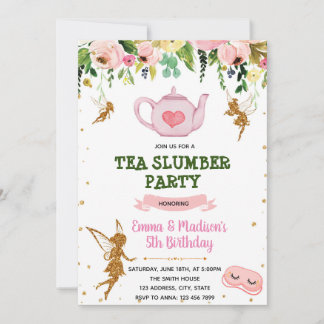 Mairy Tee-Schlitten-Einladung Einladung