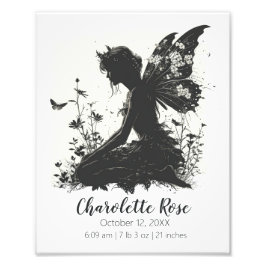 Mairytale Baby Duschgeschenk | Birth Stats Poster