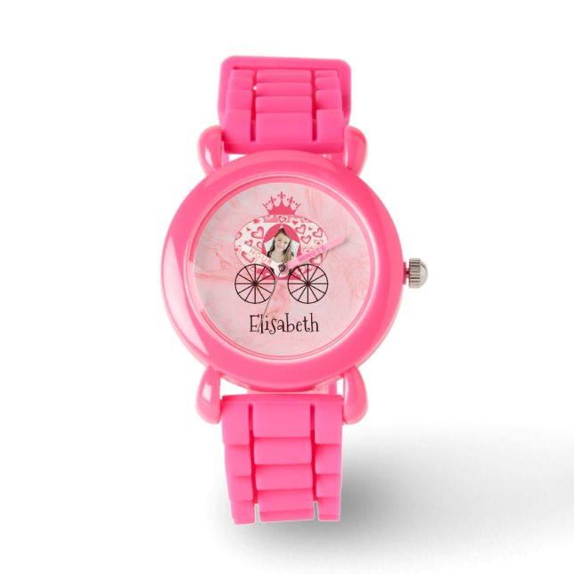 Mairytale Royal Princess Carriage Girl Armbanduhr (Vorderseite)