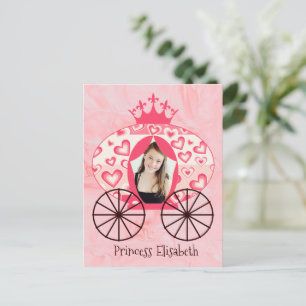 Mairytale Royal Princess Carriage Girl Postkarte