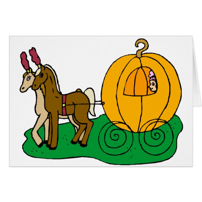 Mairytale Wedding Pumpkin Coach (Vorderseite (Horizontal))