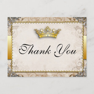 Mairytale Wedding Vielen Dank Postcard Postkarte