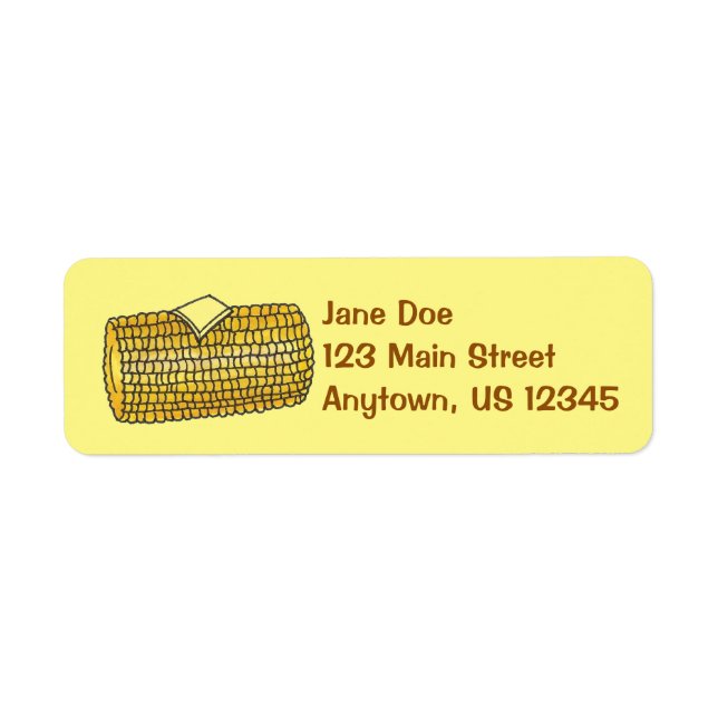 Mais auf Cob Corncob Butter Picnic Food Gelb (Vorne)