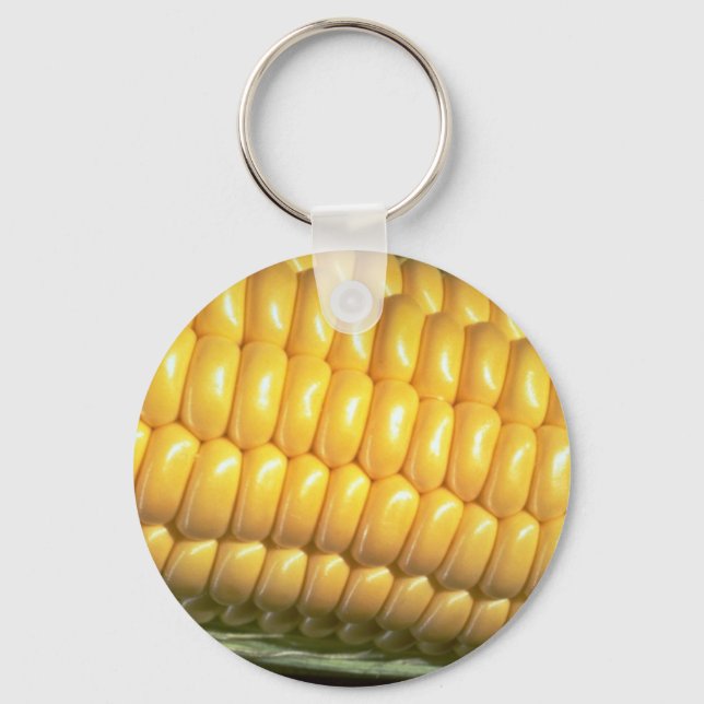 Mais auf dem Cob Schlüsselanhänger (Vorderseite)