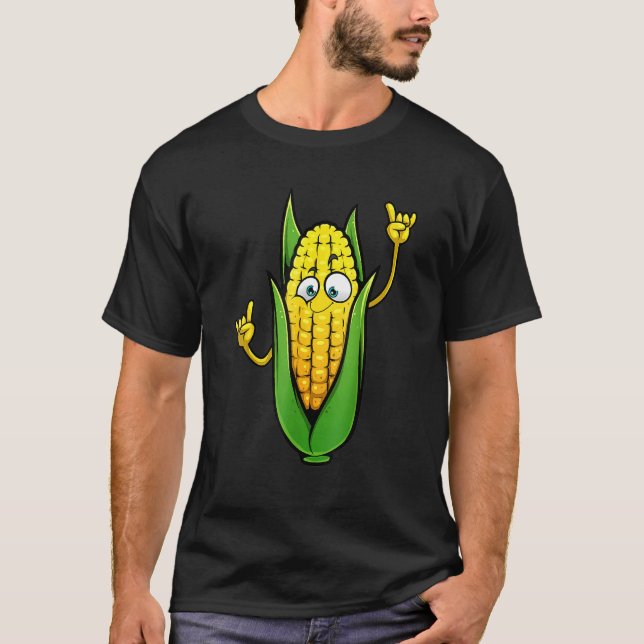 Mais auf den Cob-Designs für Männer Frauen Bauern  T-Shirt (Vorderseite)