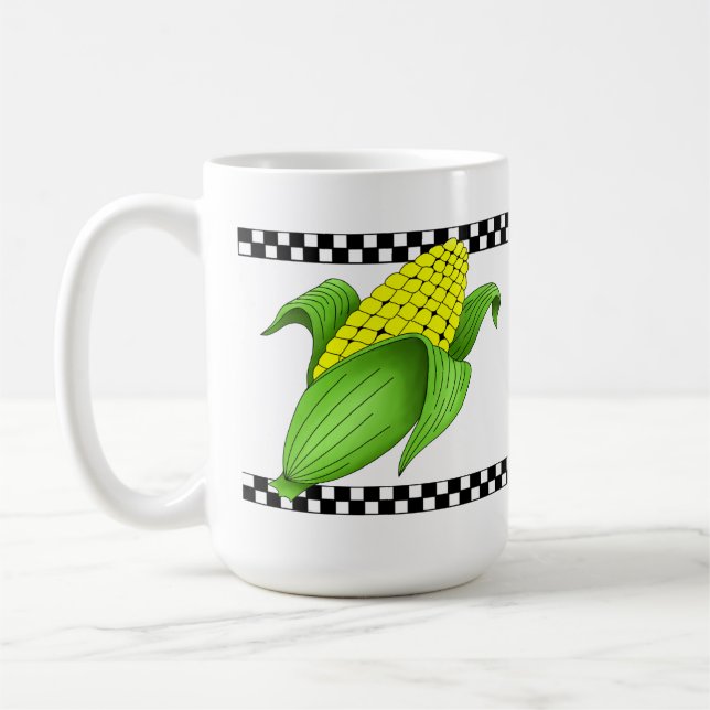 Mais auf der Cob-Tasse Kaffeetasse (Links)
