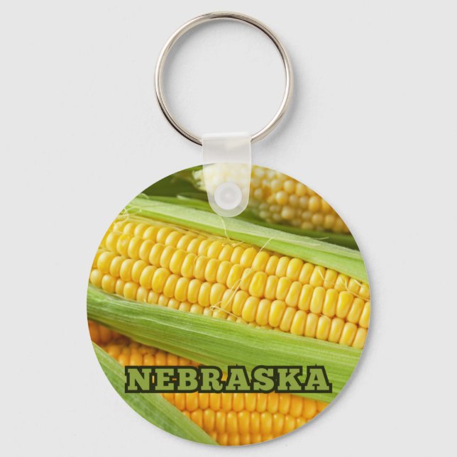 Mais aus Nebraska Schlüsselanhänger (Vorderseite)