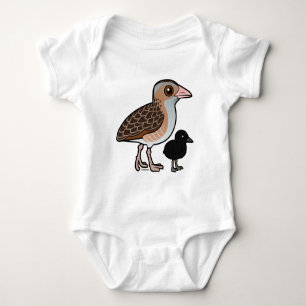 Mais Crake mit Baby Strampler
