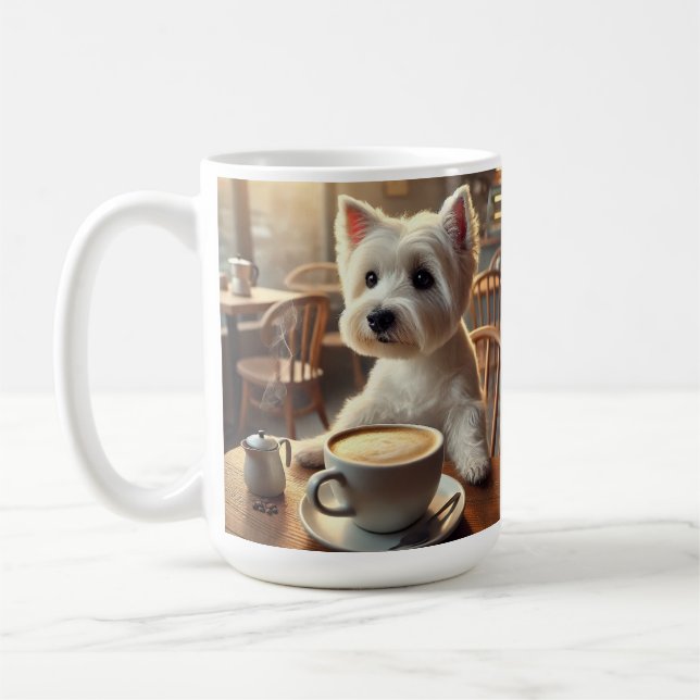 Mais d'abord... Café et vins Café Mug (Gauche)