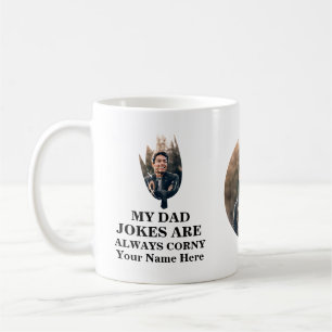Mais Form Foto Papa Witze sind immer verrückt Kaffeetasse