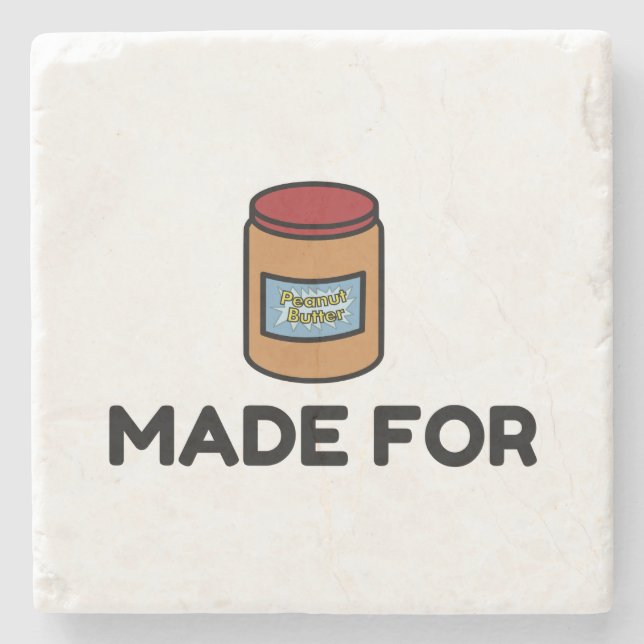 Mais für die anderen Paare (Erdnussbutter) Steinuntersetzer (Vorderseite)