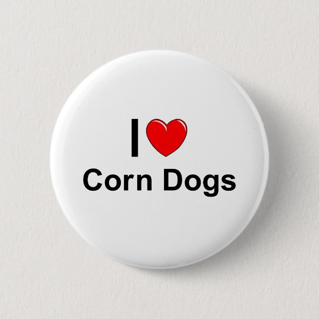 Mais-Hunde Button (Vorderseite)