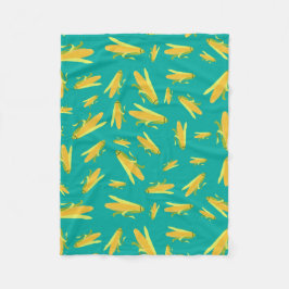 Mais im Cob-Muster Fleecedecke