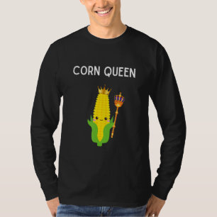 Mais-Königin-Shirt Frauen Lustiges Mais-Königin-Sh T-Shirt