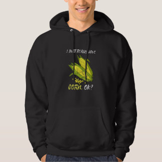 Mais Landleben Ich Liebe Einfach Mais Hoodie