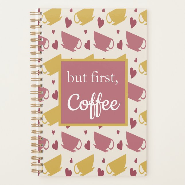 Mais le premier calendrier annuel du café et (Devant)