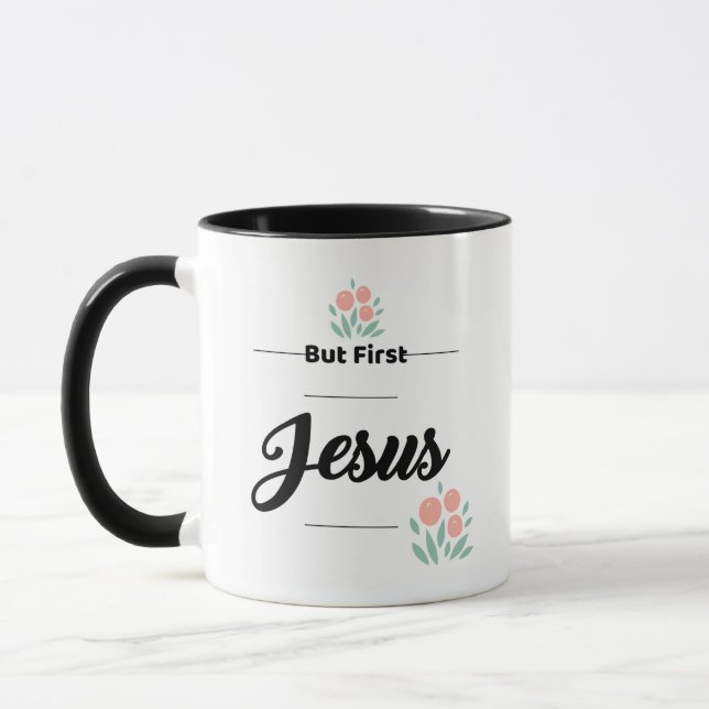 Mais le premier Jésus mug (Gauche)