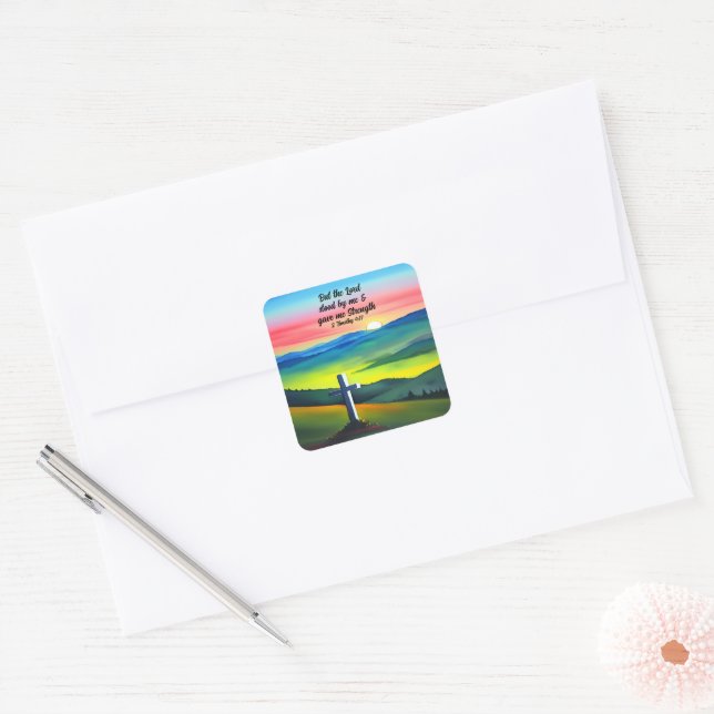 Mais L'Éternel Est Tombé Par Moi Stickers (Enveloppe)
