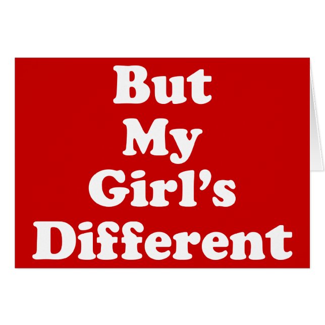 Mais ma fille est différente (Devant horizontal)