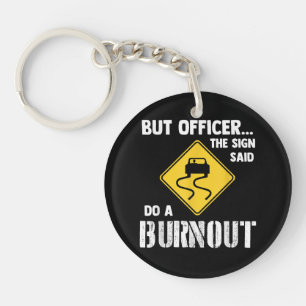 Mais Officier dit faire une brûlure - drôle de voi