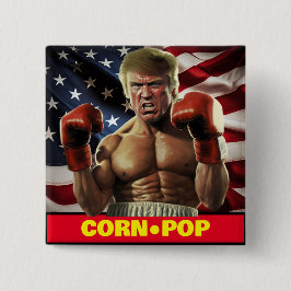 Mais-Pop Trump - Bidens Albtraum Button