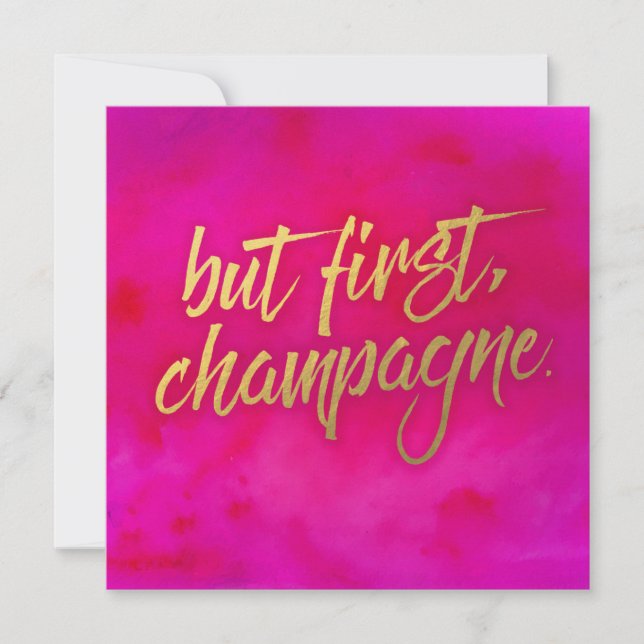 Mais Premier Livre Pearl Shimmer Invitation Champa (Devant)