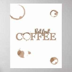 Mais premier poster de café