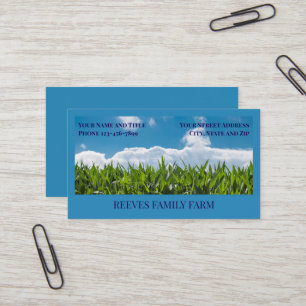 Maisbauer Weizen Landwirtschaft Visitenkarten Visitenkarte