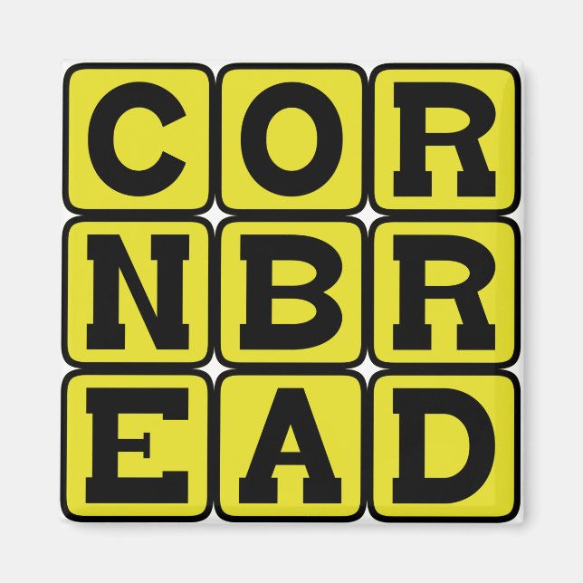Maisbrot, Cornmeal Brot Magnet (Vorne)