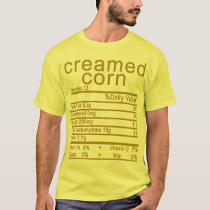 Maiscreme Nutrition Facts Erntedank Matching T-Shirt