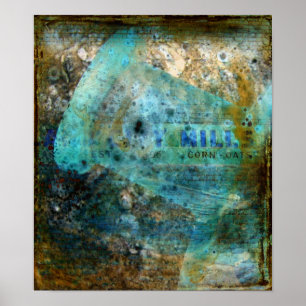 Maiseimer-Mills-Flasche Poster