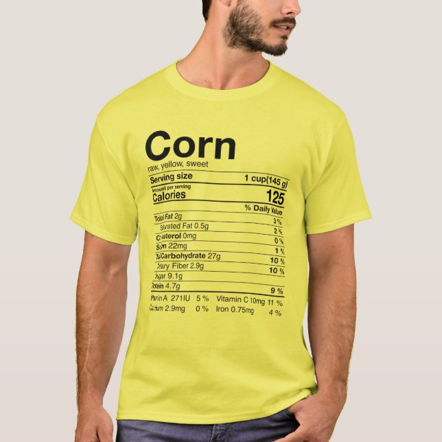 Maisernährungsfunde verleiht Erntedank Kostüm  T-Shirt (Vorderseite)