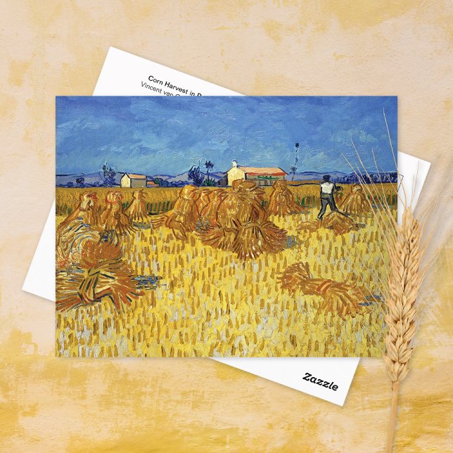 Maisernte Provence Vincent van Gogh Postkarte (Von Creator hochgeladen)