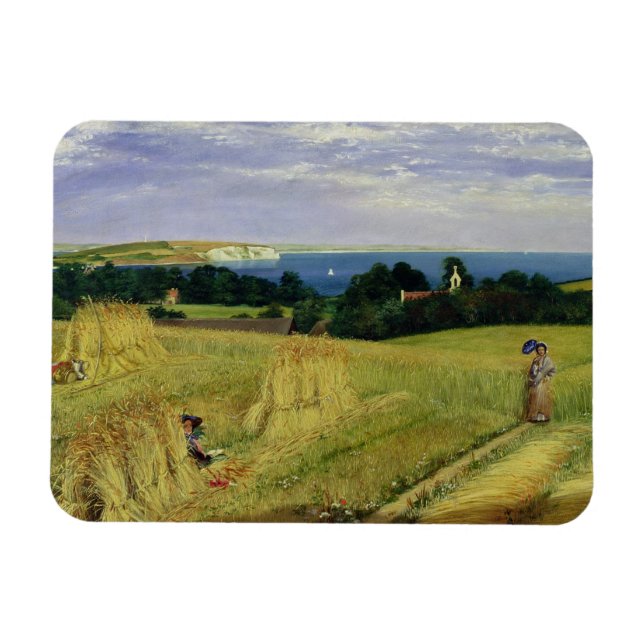 Maisfeld auf der Isle of Wight Magnet (Horizontal)