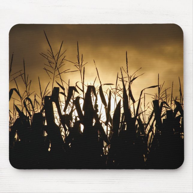 Maisfeld Silhouetten Mousepad (Vorne)