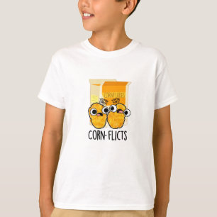 Maisflicts Funny Corn Flakes Pun T-Shirt