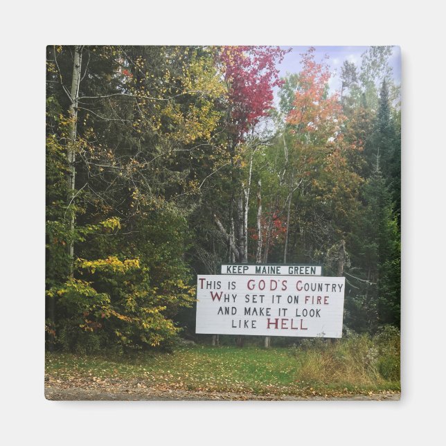 Maisgrün behalten magnet (Vorne)