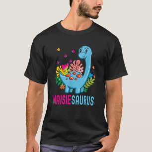 MAISIESAURUS Personalisierter Name MAISIE Dino Din T-Shirt