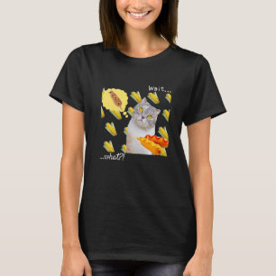 Maiskatze Mais Hund Katze Spaß warten, was T-Shirt