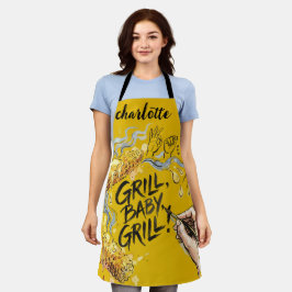 Maiskolben - Personalisiertes BBQ- und Maisdesign Schürze