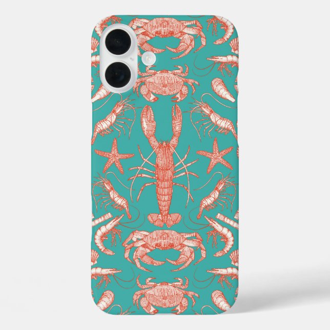 Maiskrebse iPhone 16 Plus Hülle (Rückseite)