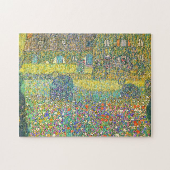 Maison de campagne de Gustav Klimt par le puzzle (Horizontal)