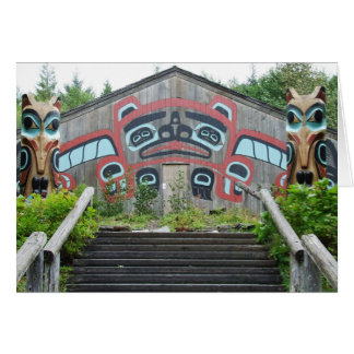 Maison de clan et mâts totémiques, Ketchikan, Alas