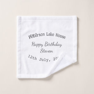 Maison de lac plage joyeux anniversaire ajouter no