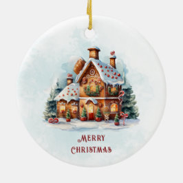 Maison de pain d'épices Ornement de Noël