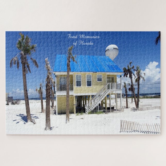 Maison de plage en Floride Jigsaw Puzzle (Horizontal)