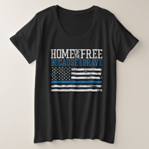 Maison des libres grâce aux braves Drapeau USA
