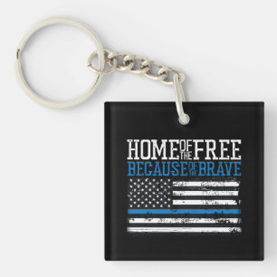 Maison des libres grâce aux braves Drapeau USA