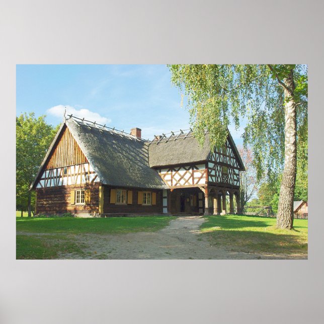 Maison en bois - Poster (Devant)