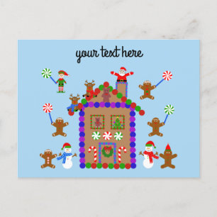 Maison en pain d'épices #2 Carte postale